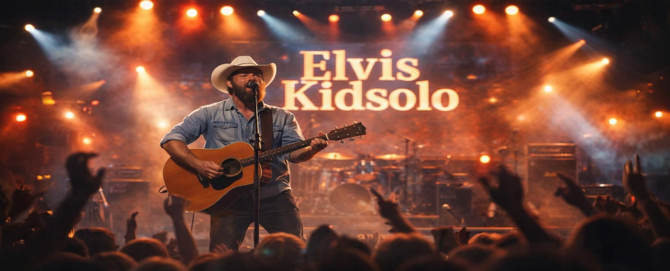 Elvis Kidsolo live performance banner